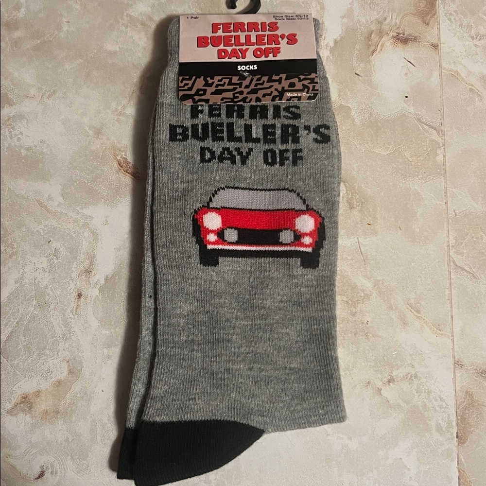 New Ferris Buellers Day Off  crew socks unisex